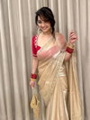 Aziz Zimmy Choo Sattin Handwork Saree Wholesale Market In Surat